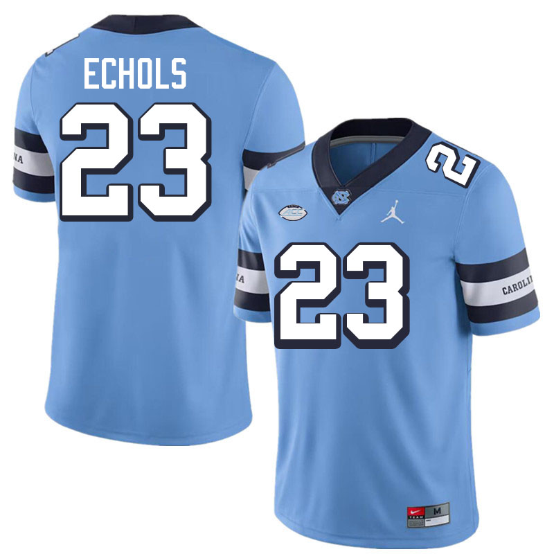 #23 Power Echols North Carolina Tar Heels Jerseys,Apparels,Uniforms Stitched-Alternate Blue